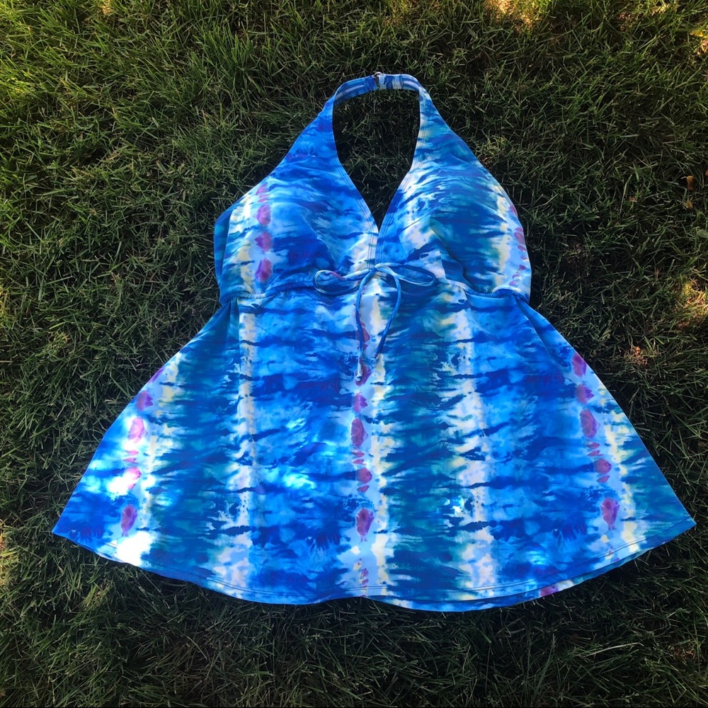 Motherhood Maternity Tankini Top 2X